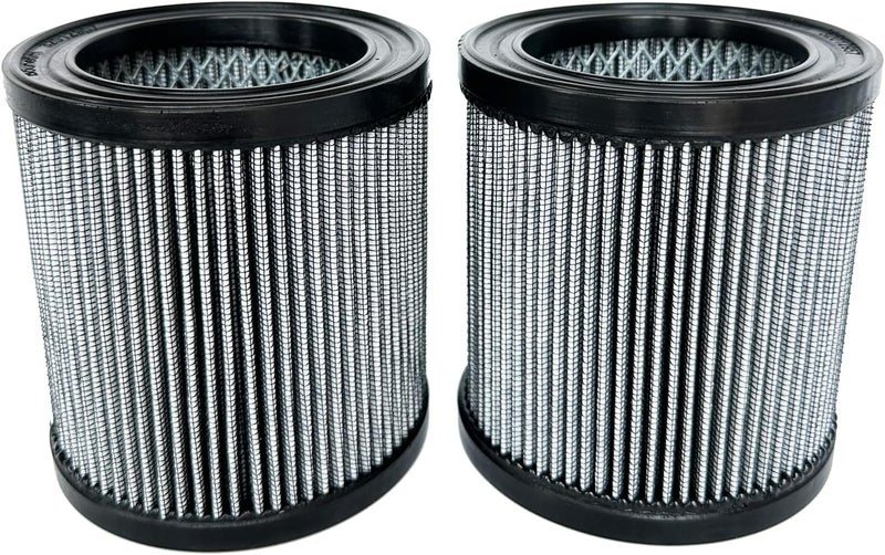 Bounetim 2 Pcs 2023400852 Air Filter Compatible with Quincy Air Compressor 2023-4008-52 2023400859 S1027 P05051A 51291, High-Efficiency Pleated Air Filter Element Replacement Part - Image 1